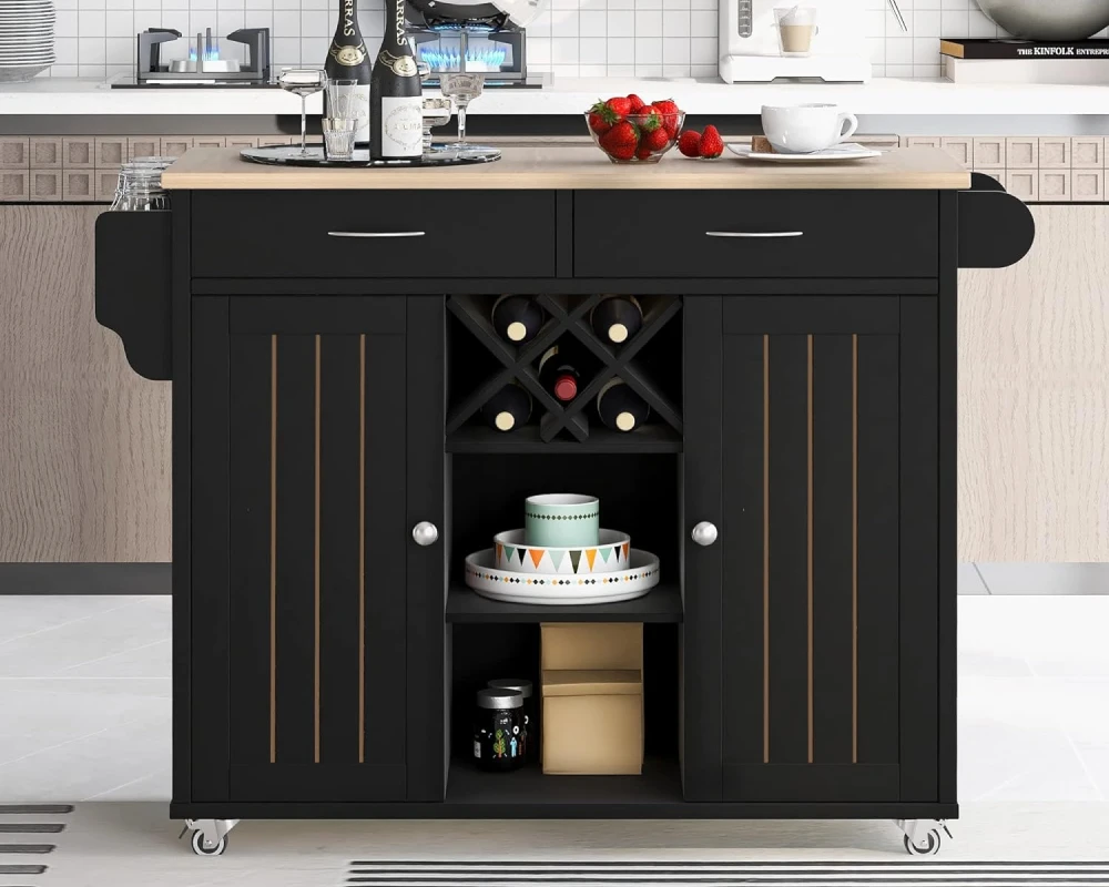 rolling island for small kitchen