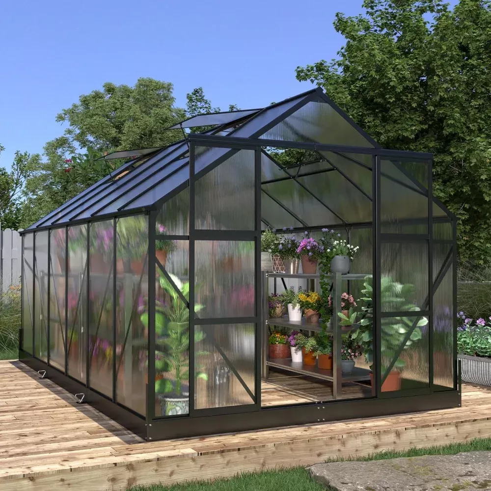 Luxury greenhouse garden room year-round growing estate home